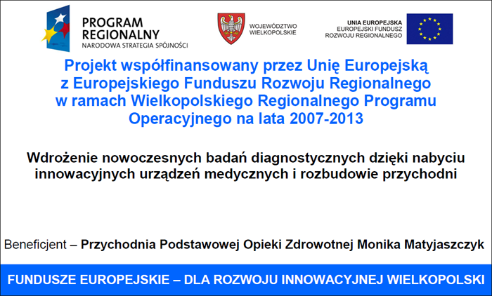Fundusze europejskie - dla rozwoju innowacyjnej Wielkopolski